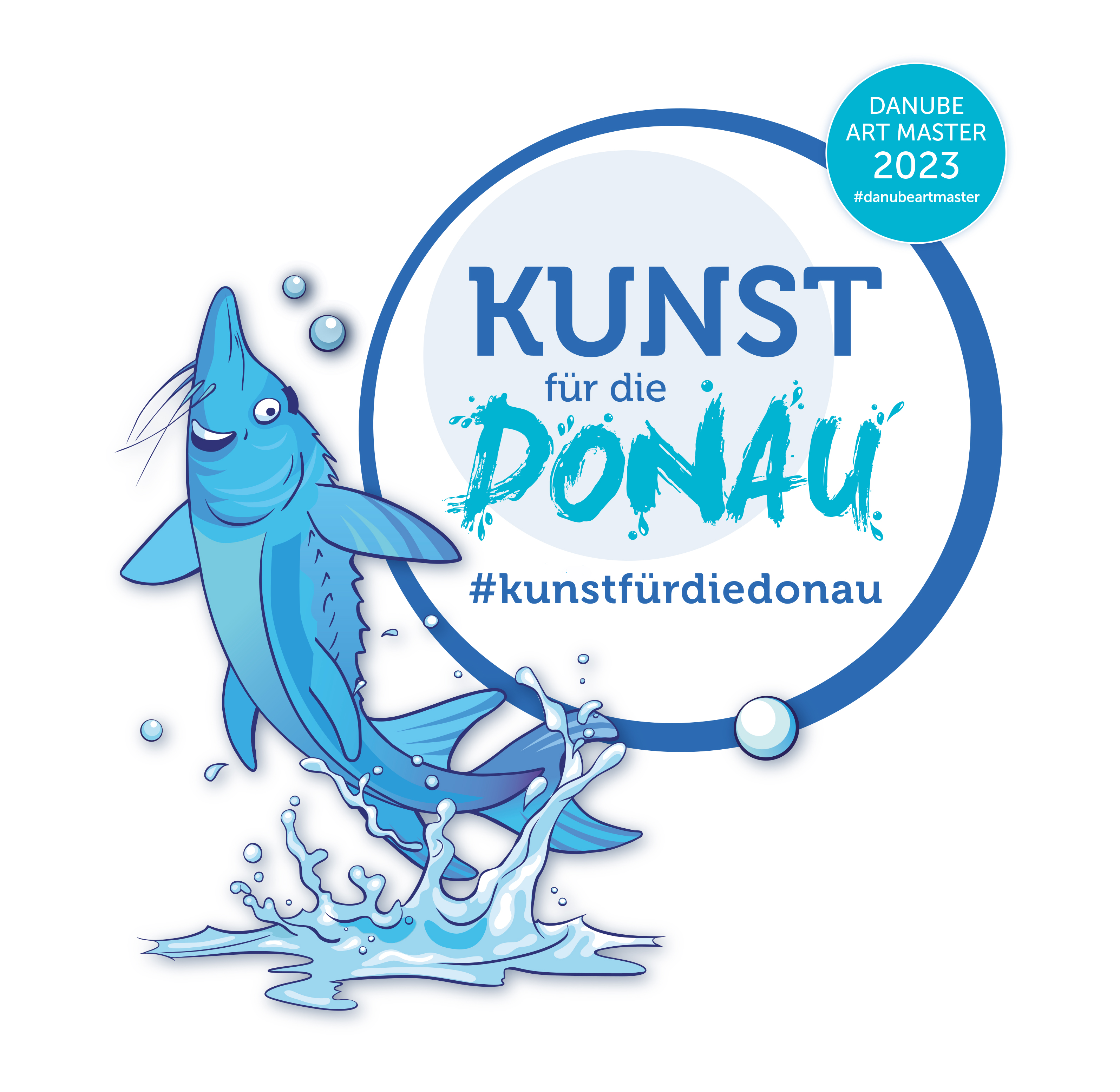 Logo Kunst für die Donau (Print/CMYK)